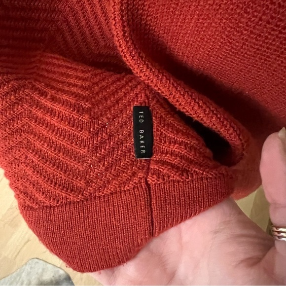TED BAKER Wool Blend Firsty Sweater Size 4 / Large - Picture 4 of 9
